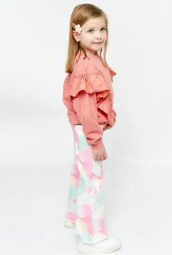 Bluza z dekoracyjnymi falbanami