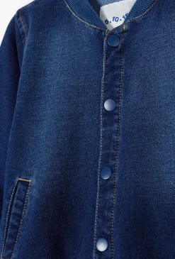 Bluza z dzianiny jeans - bomber - 5.10.15.