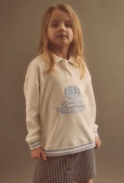 Bluza z kołnierzykiem polo