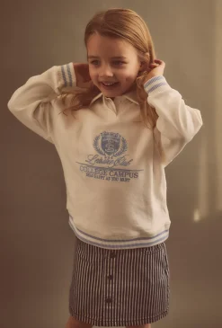 Bluza z kołnierzykiem polo