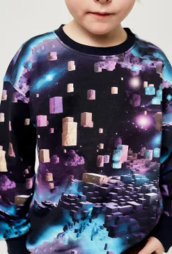 Bluza z nadrukiem kosmicznym