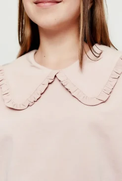 Bluza z ozdobnym kołnierzem