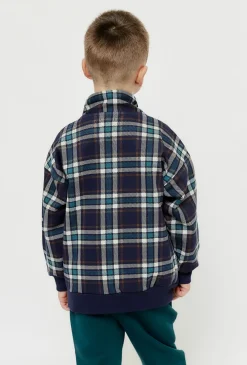 Bluza z wysoką stójką dla chłopca