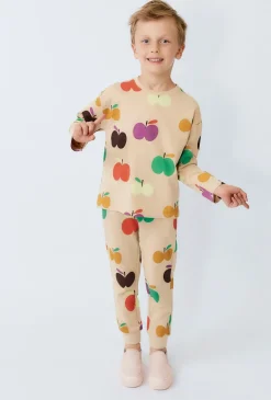 Bluzka chłopięca z printem jabłek - Limited Edition