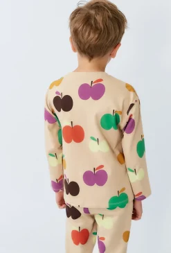 Bluzka chłopięca z printem jabłek - Limited Edition
