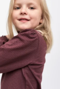 Bluzka dziewczęca ze stójką