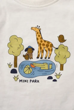 Bluzka niemowlęca z długim rękawem „Mini Park”