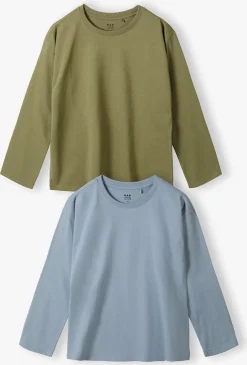 Bluzki dzianinowe niebieska i khaki - Limited Edition