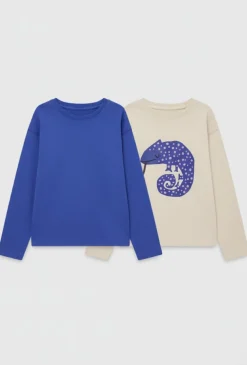 Bluzy chłopięce - długi rękaw - 2-pak