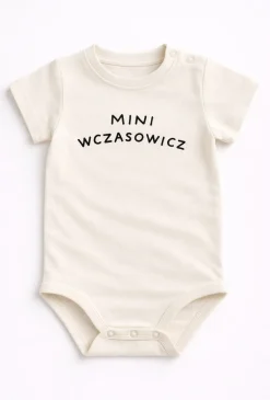 Body niemowlęce chłopięce z krótkim rękawem „MINI WCZASOWICZ”