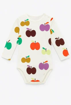Body niemowlęce – kolorowe jabłka, 100% bawełna.