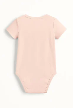 Body niemowlęce „Uśmiech mam po mamie” – różowe