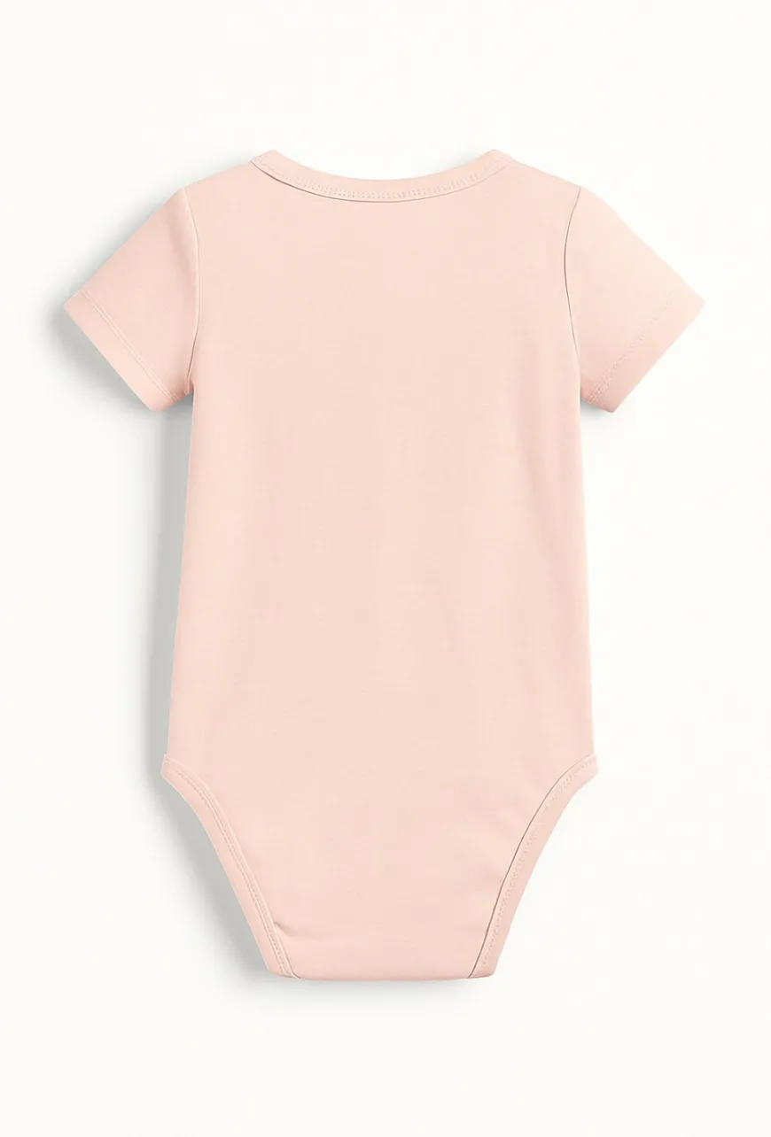 Body niemowlęce „Uśmiech mam po mamie” – różowe