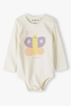 Body niemowlęce z długim rękawem „Butterfly”