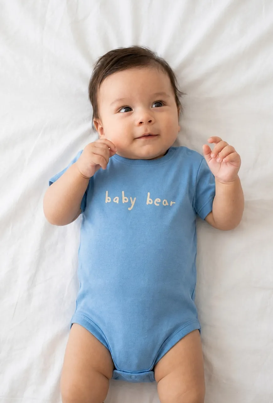 Body niemowlęce z krótkim rękawem Baby Bear