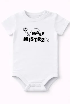 Body niemowlęce z krótkim rękawem – „Mały Mistrz”