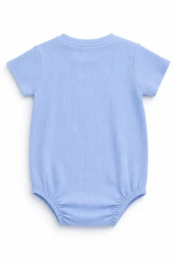 Body niemowlęce z krótkim rękawem w prążek „Little Elephant”
