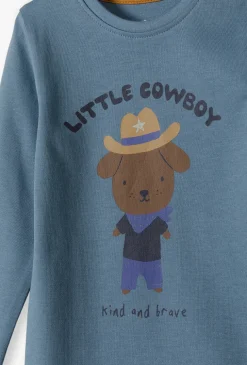 Body z długim rękawem Little Cowboy dla chłopca