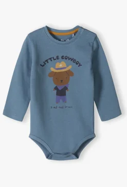 Body z długim rękawem Little Cowboy dla chłopca