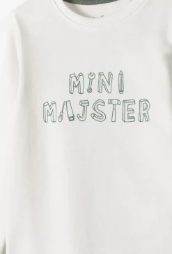 Body z długim rękawem Mini Majster dla chłopca