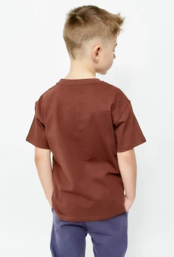 Brązowy t-shirt dla chłopca