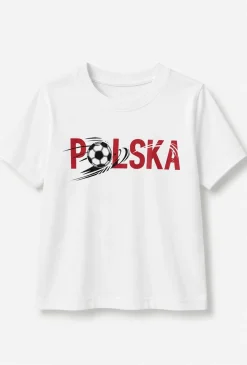 Chłopięca koszulka z nadrukiem piłkarskim