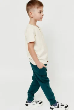 Chłopięce spodnie dresowe - comfort slim