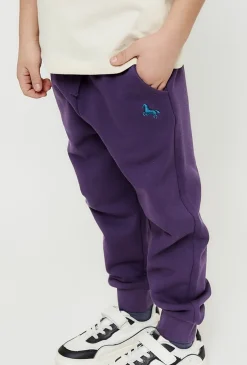 Chłopięce spodnie dresowe - fioletowe - limited edition