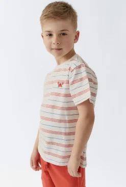 Chłopięcy t-shirt w paski