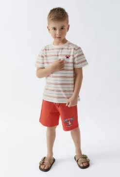Chłopięcy t-shirt w paski