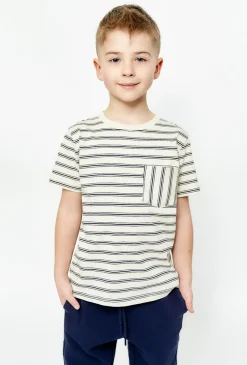 Chłopięcy T-shirt w paski