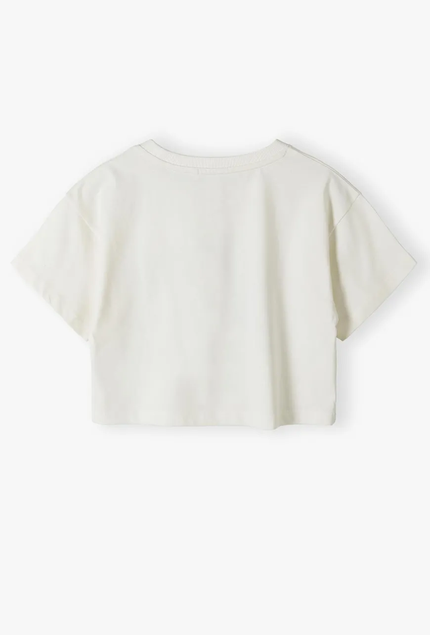 Crop top dziewczęcy „Besties”