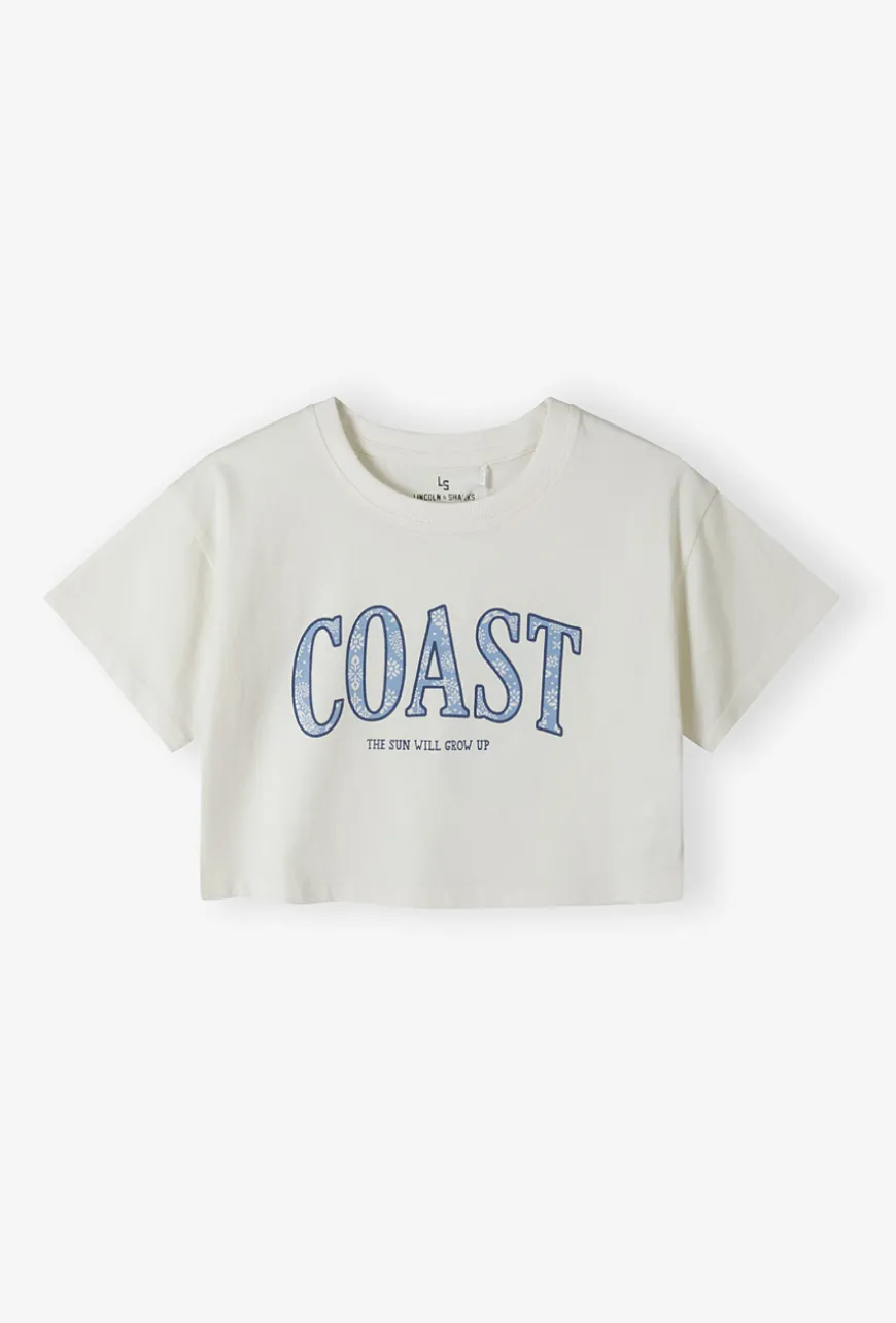 Crop top dziewczęcy „Coast”