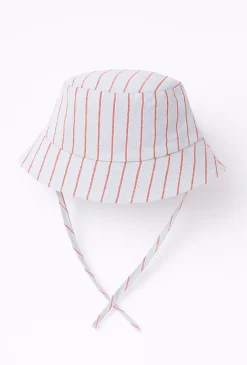 Czapeczka niemowlęca w paski