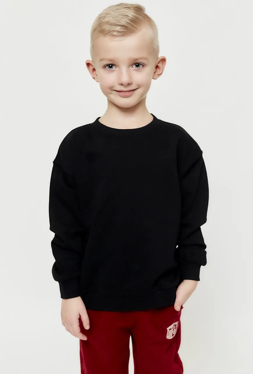 Czarna bluza dresowa bez kaptura - Limited Edition