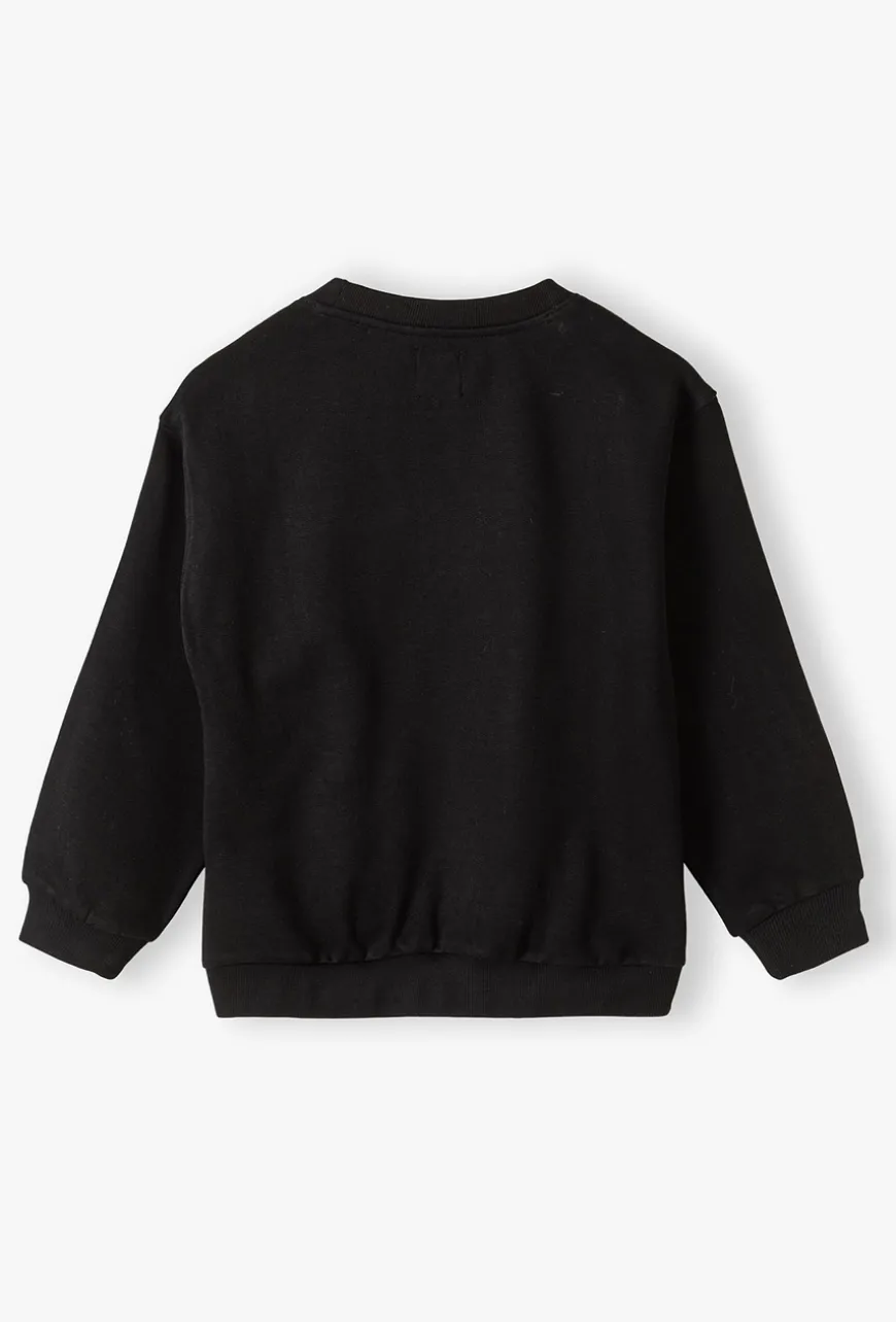 Czarna bluza dresowa bez kaptura - Limited Edition