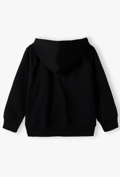 Czarna bluza dresowa z kapturem - basic - 5.10.15.