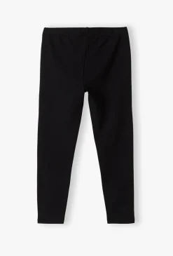 Czarne legginsy dziewczęce