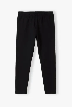 Czarne legginsy dziewczęce