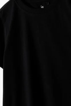 Czarny bawełniany - t-shirt - Basic - Lincoln&Sharks