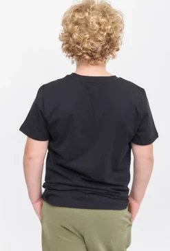 Czarny bawełniany - t-shirt - Basic - Lincoln&Sharks