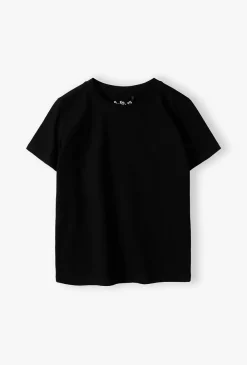 Czarny bawełniany t-shirt - Basic - 5.10.15.