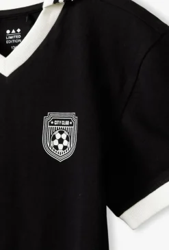 Czarny komplet sportowy dla chłopca - 2częściowy