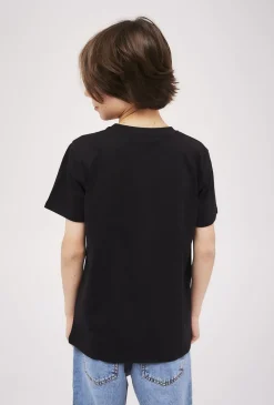 Czarny t-shirt dla chłopca