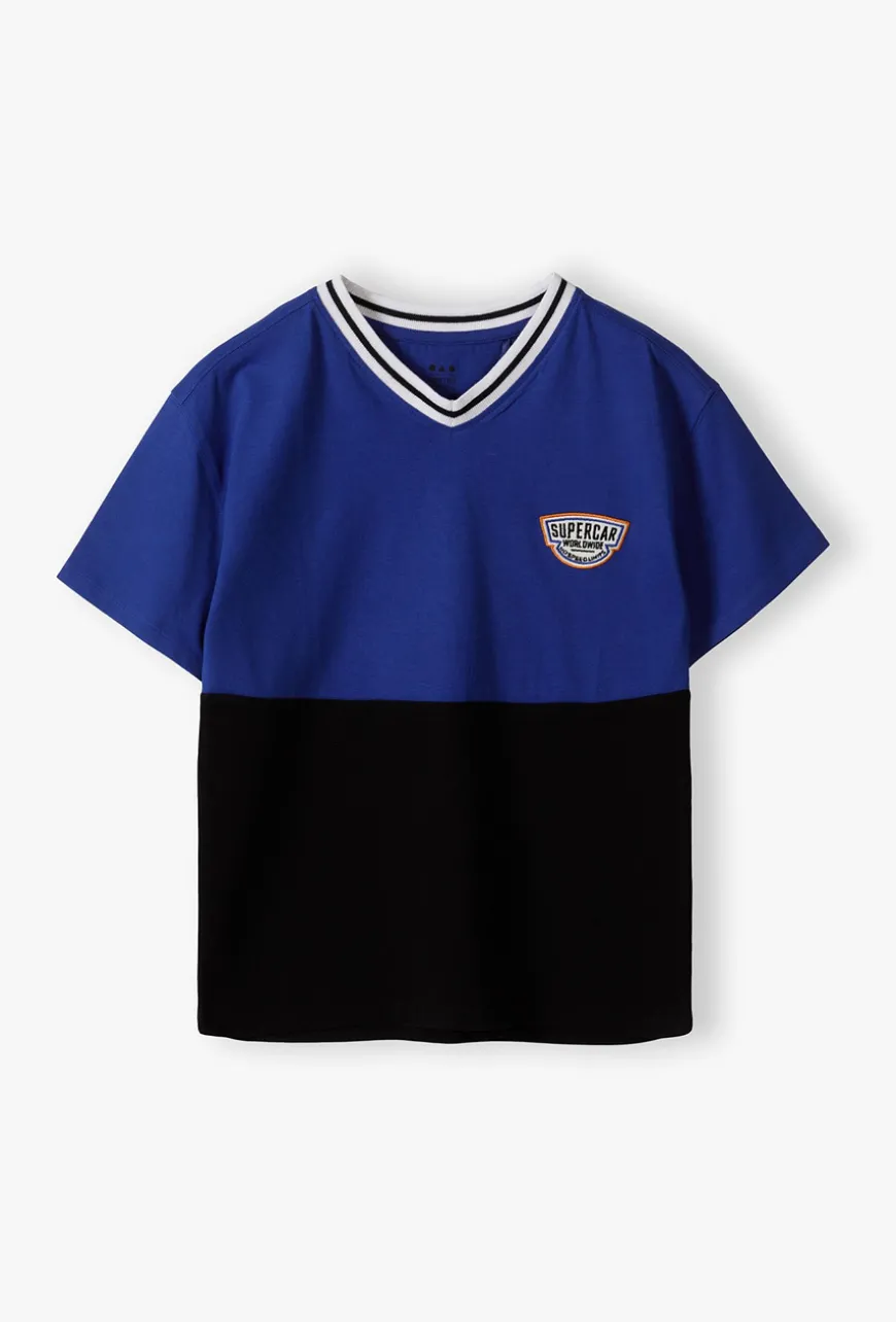 Dwukolorowy t-shirt dla chłopca - Limited Edition