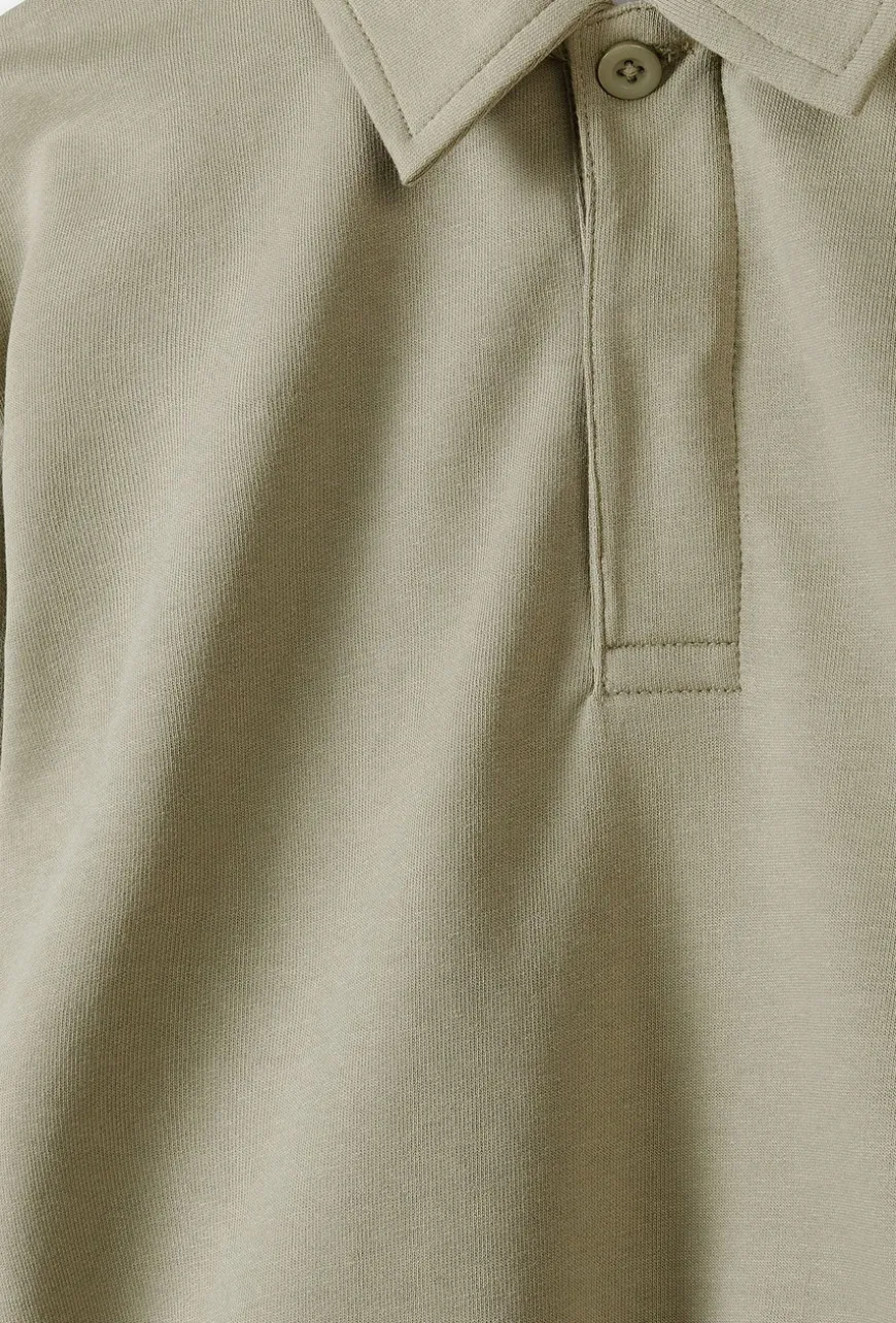 Dzianinowa dresowa bluza z kołnierzykiem - 5.10.15.