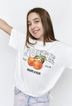 Dziewczęca koszulka z nadrukiem