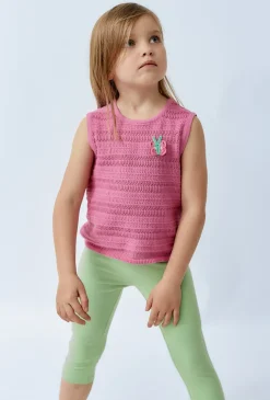 Dziewczęce legginsy 3/4