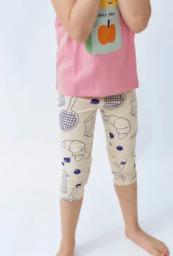 Dziewczęce legginsy 3/4