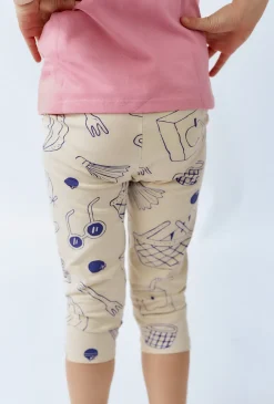 Dziewczęce legginsy 3/4